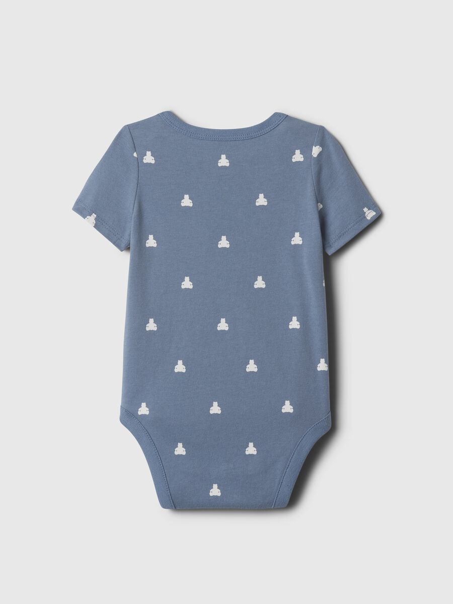 Body con ricamo logo e orso Brennan Neonato_1