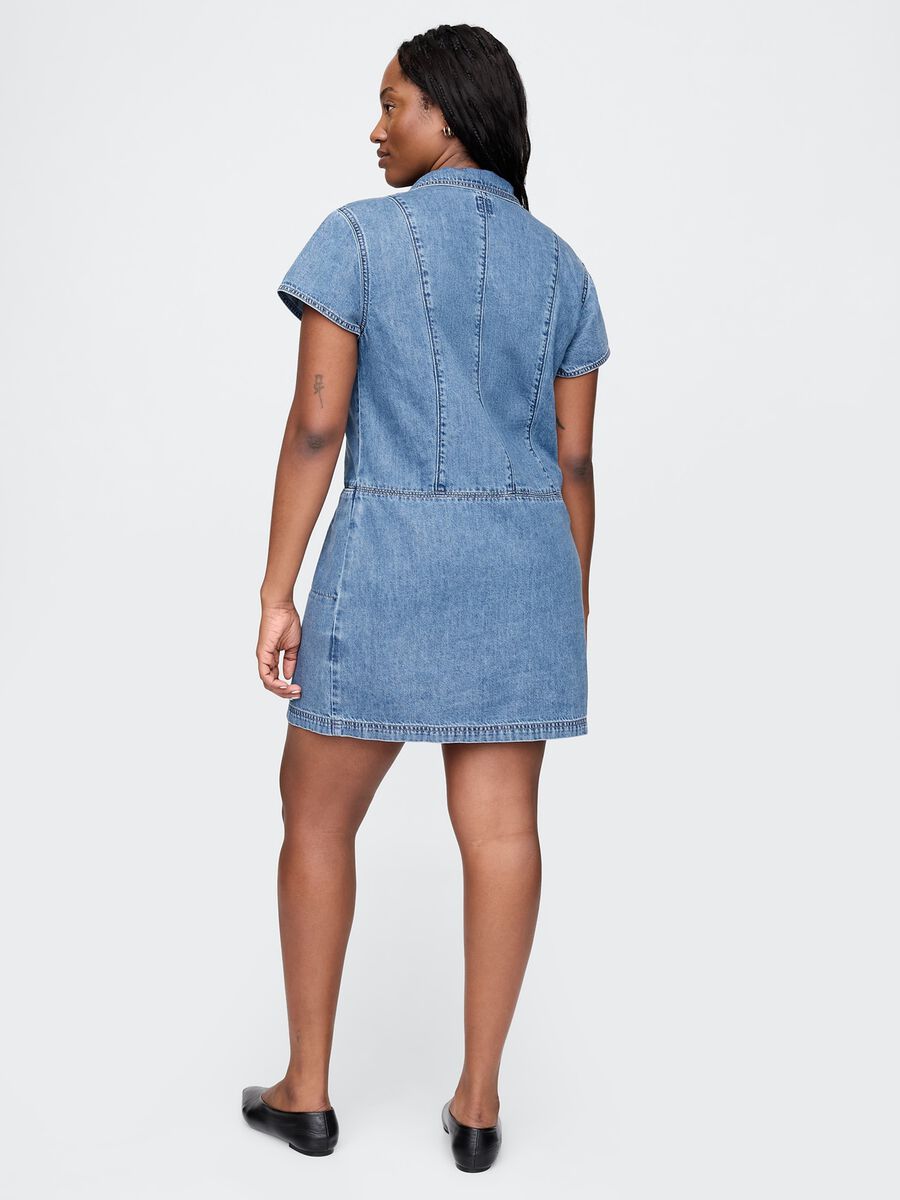 Abito in denim Gap con bottoni Donna_5