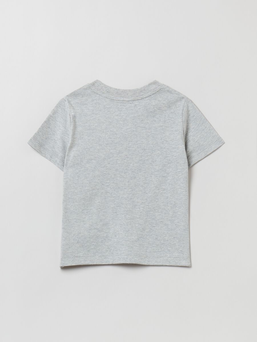 T-shirt in cotone bio con taschino Bimbo_1