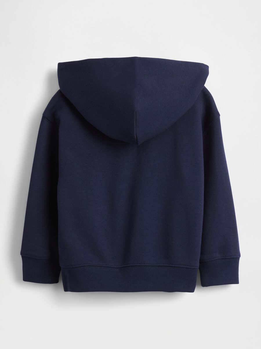 Felpa blu con cappuccio per bambino Bambino_3