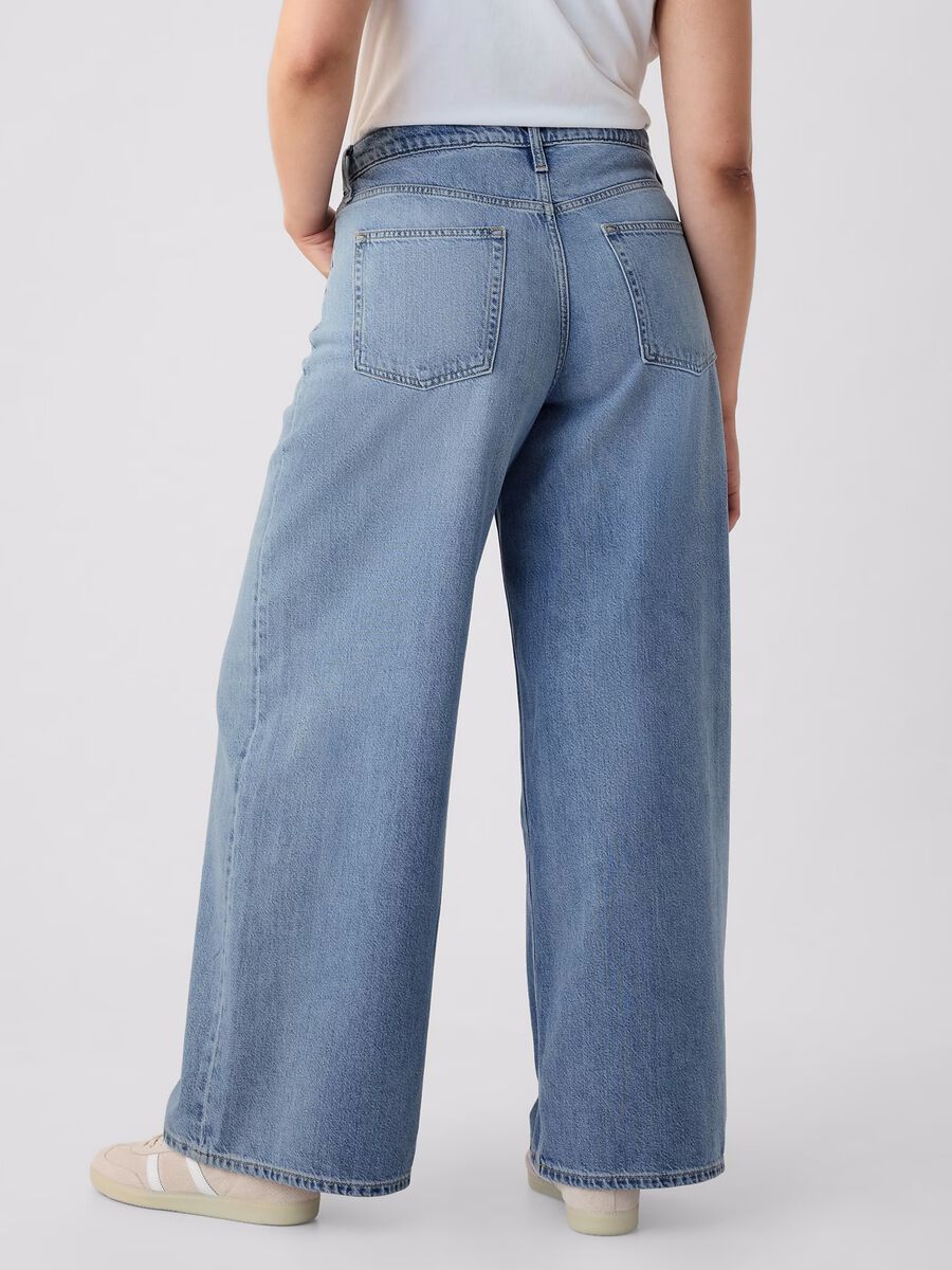 Regular-rise baggy-fit jeans Woman_4