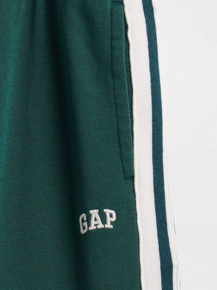 Green knitted trousers for children Boy_4