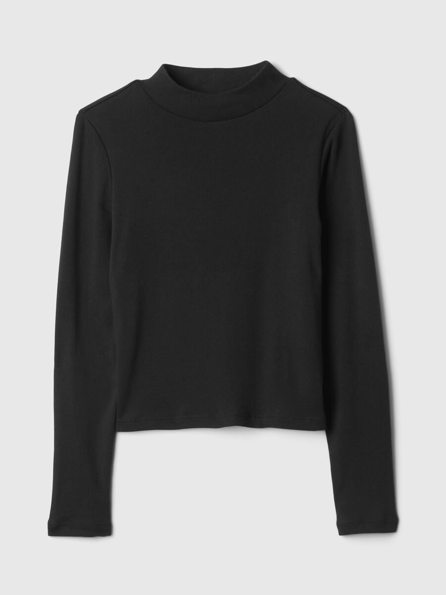 T-shirt a maniche lunghe mock neck  Bambina_2