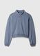Half-zip cropped sweatshirt_3
