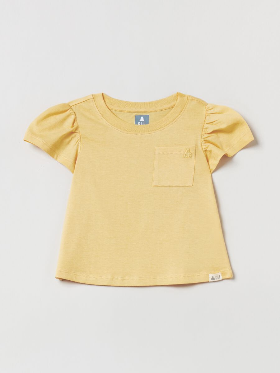 T-shirt with puff sleeves Toddler Girl_0