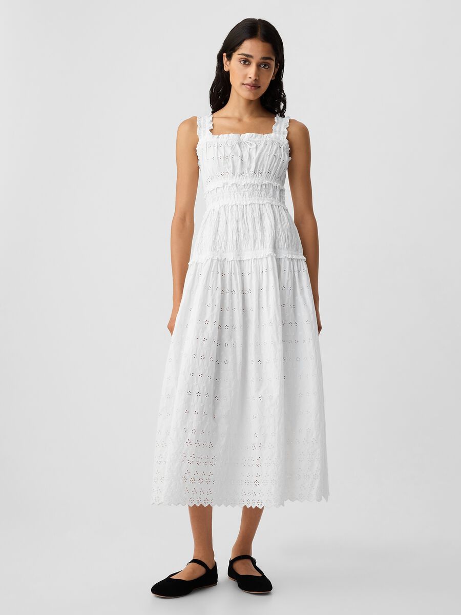 GAP x DÔEN Vestito midi in sangallo Donna_0