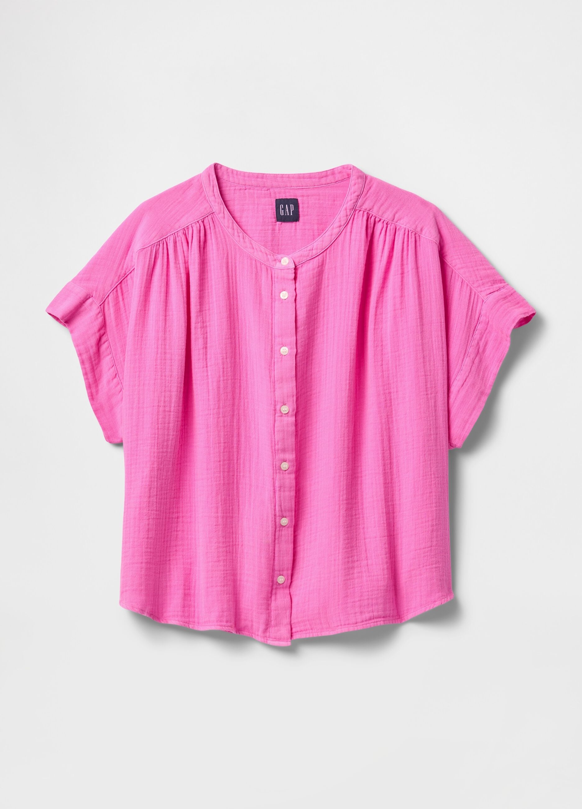 Camicia estiva rosa in cotone leggero_3