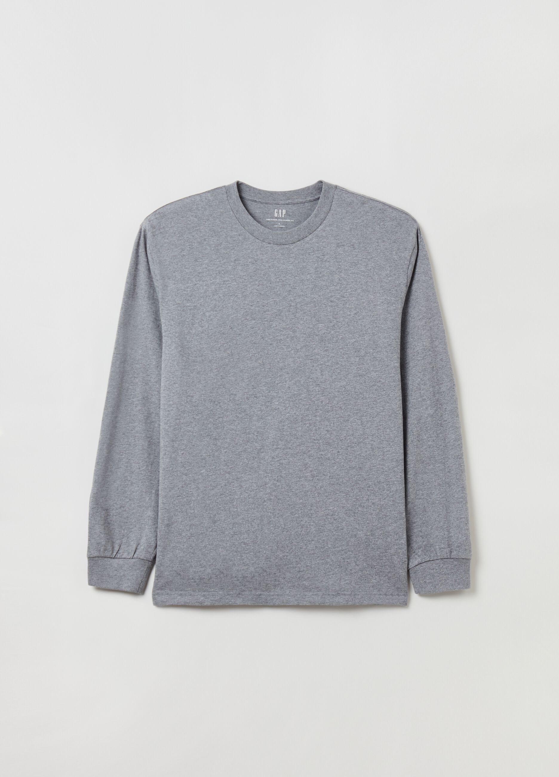 Long-sleeved T-shirt in organic cotton._1
