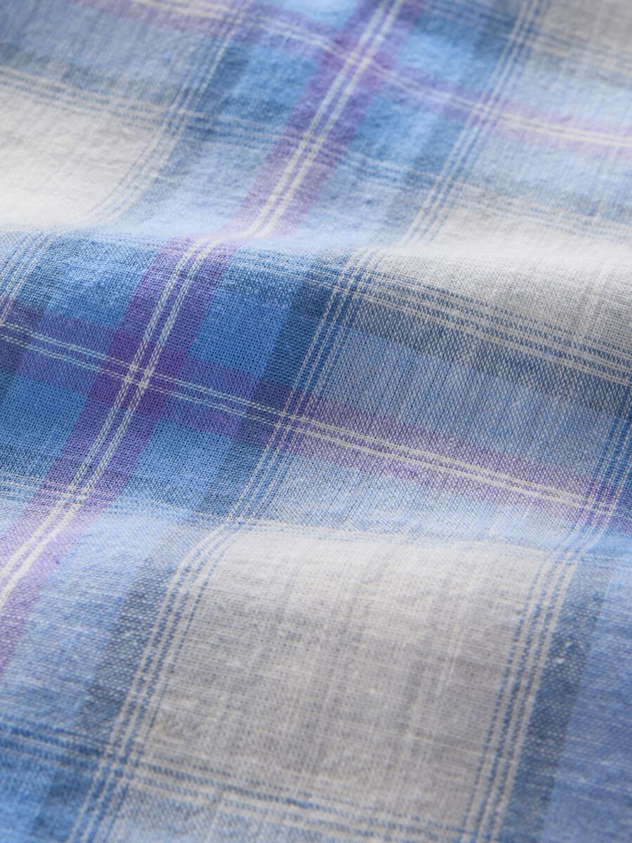Camicia a quadri azzurra GAP Man_4