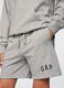 Grey GAP logo shorts for children_3