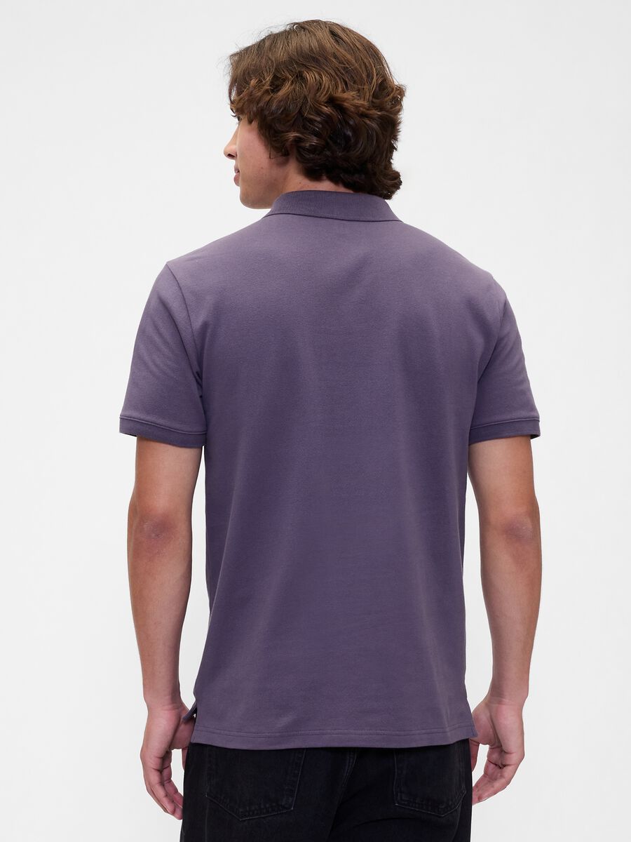 Polo a maniche corte viola Uomo_1