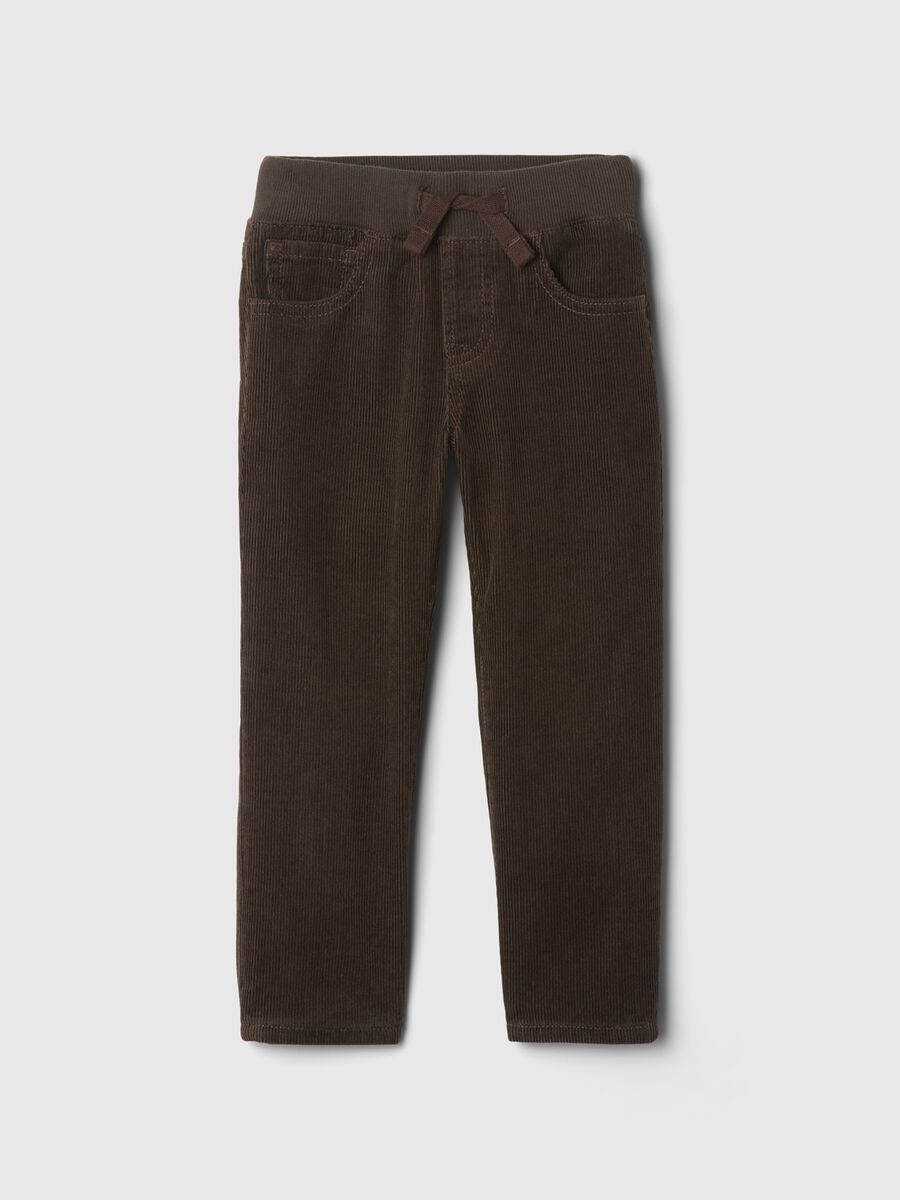Pantalone in velluto con coulisse  Bimbo_0