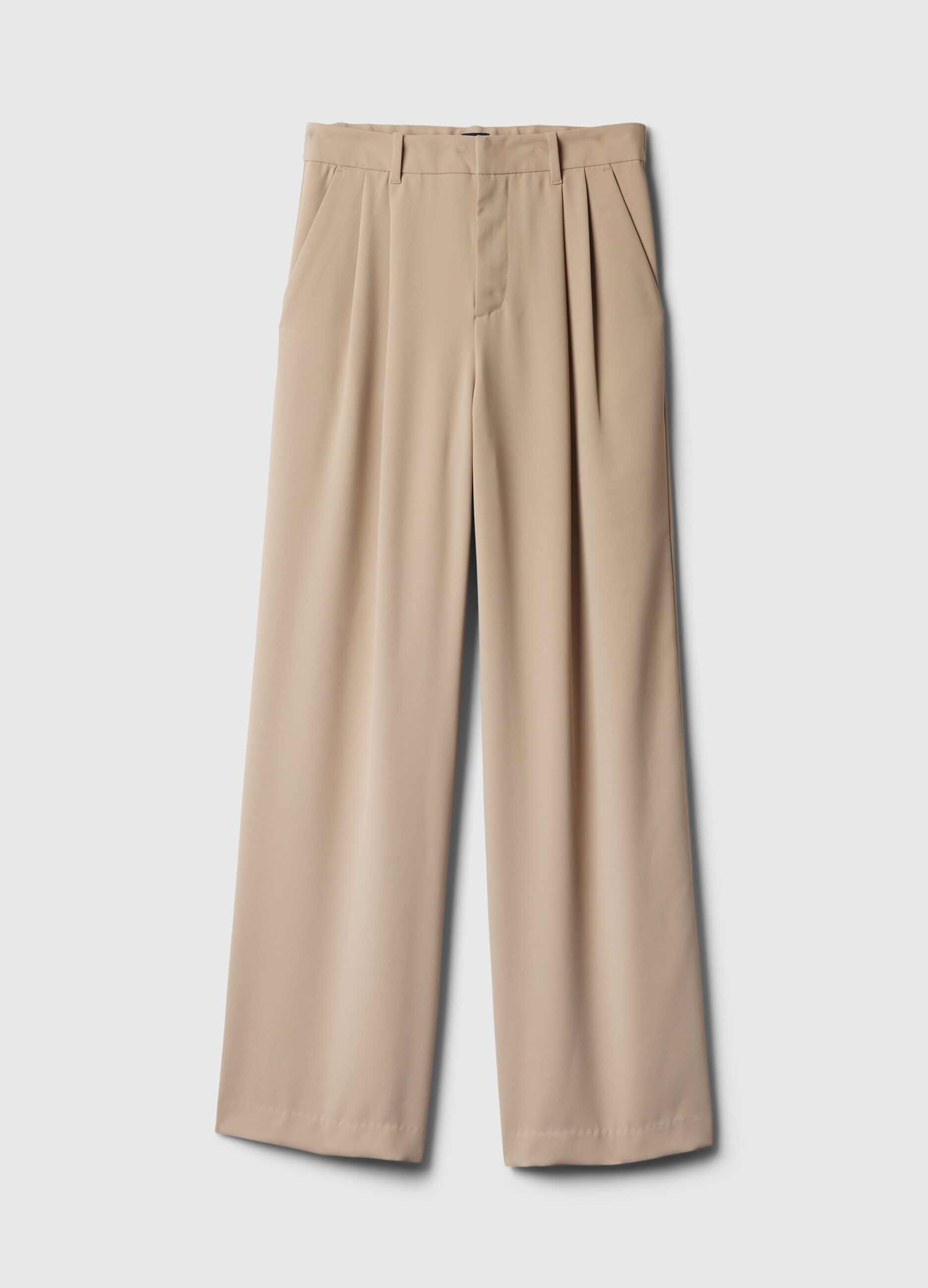 Pantalone wide leg vita alta con pinces_5