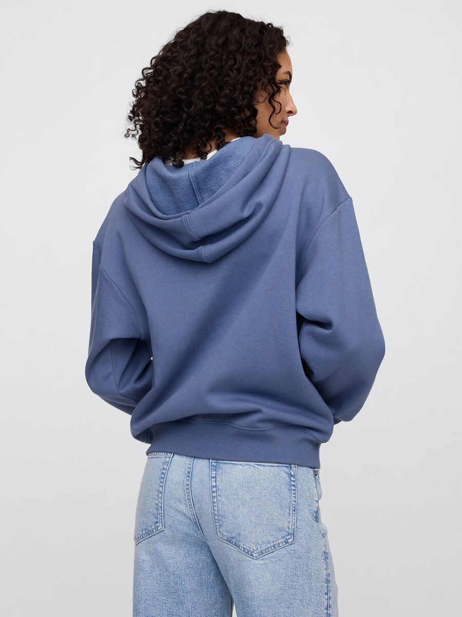 Felpa con cappuccio e full-zip Donna_1
