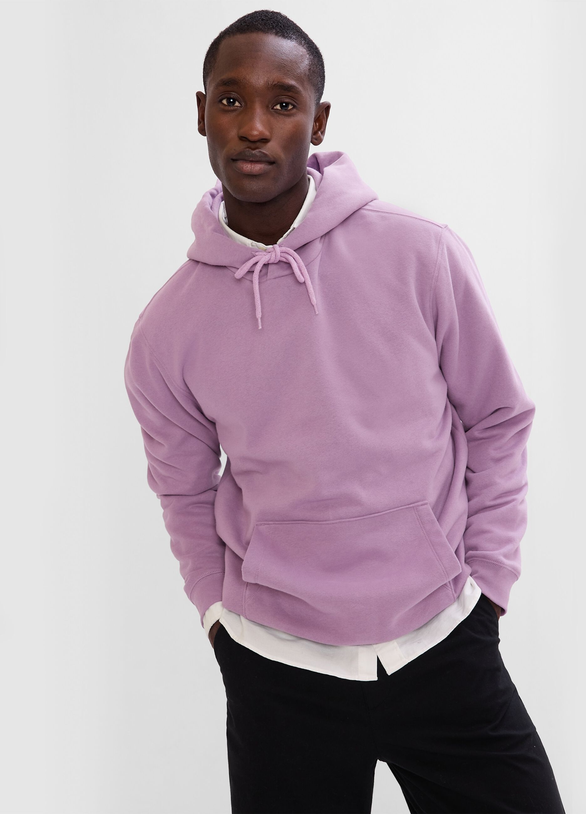 Solid colour hoodie