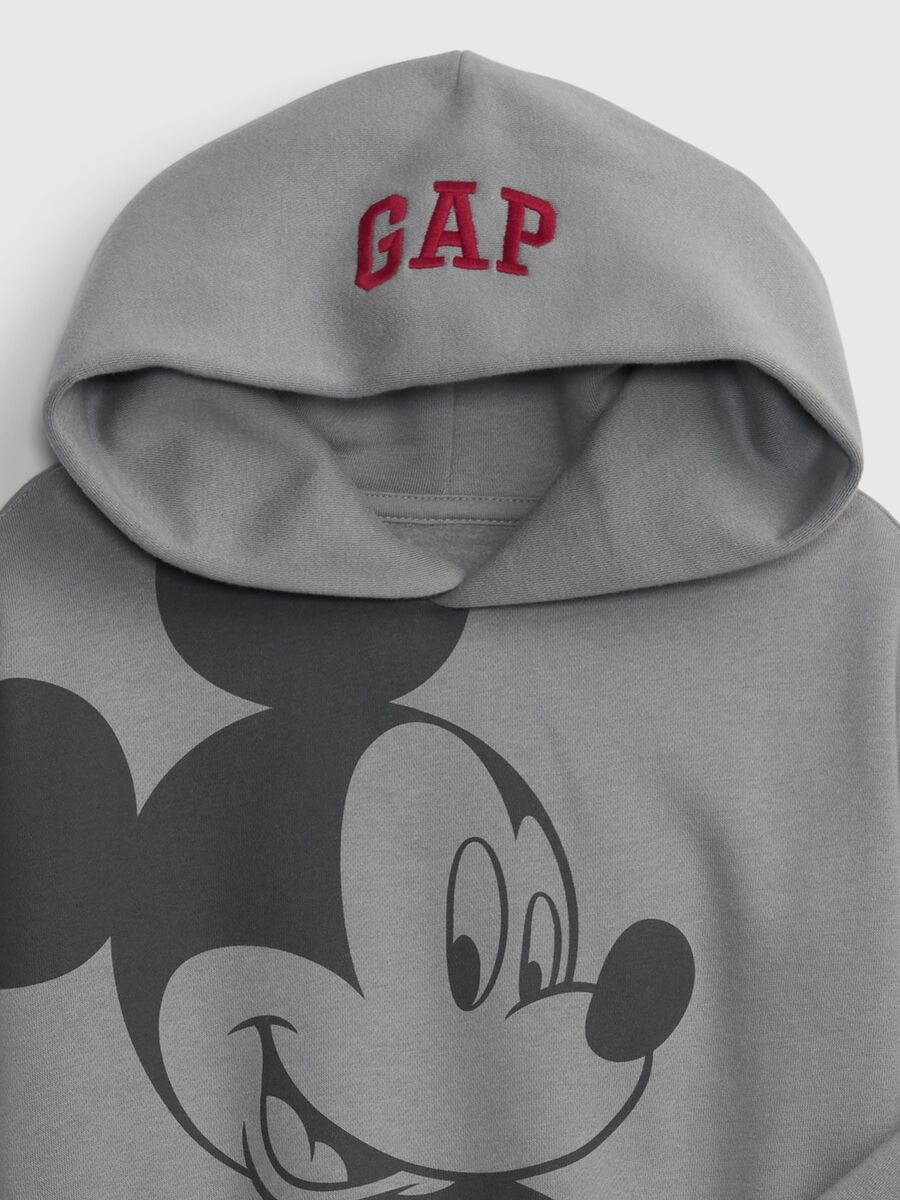 Sweatshirt with Disney Mickey Mouse print and logo embroidery Newborn Boy_2