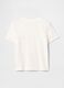 White Short Sleeve T-shirt with Pocket GAP Kids_1