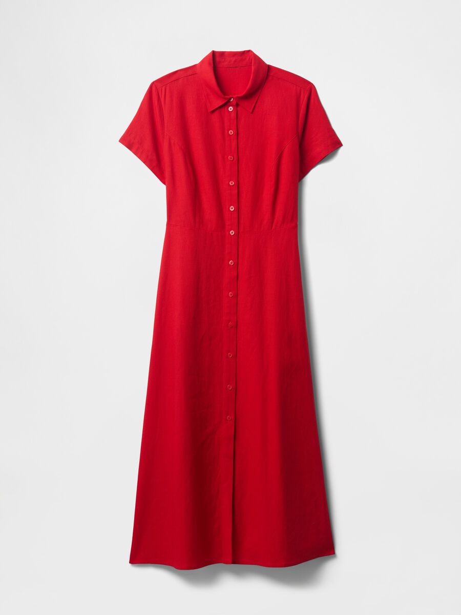Abito rosso lungo Gap Donna_3