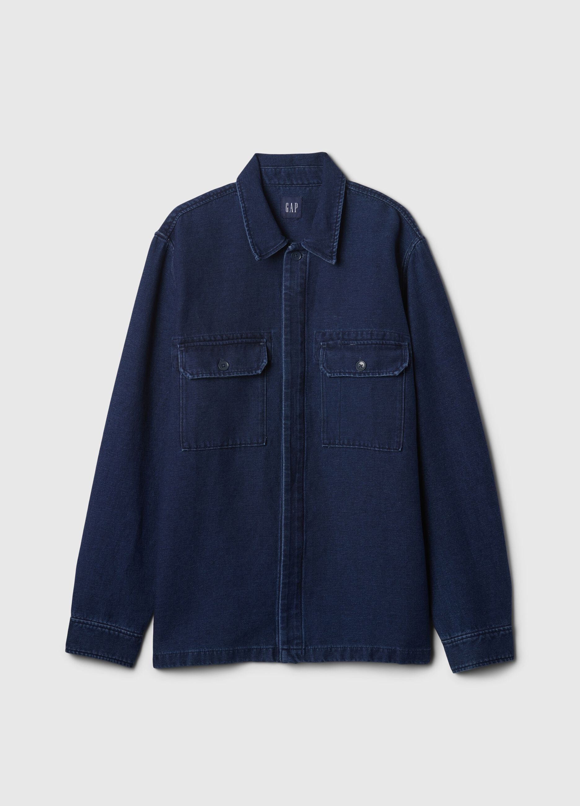 Shacket oversize in denim