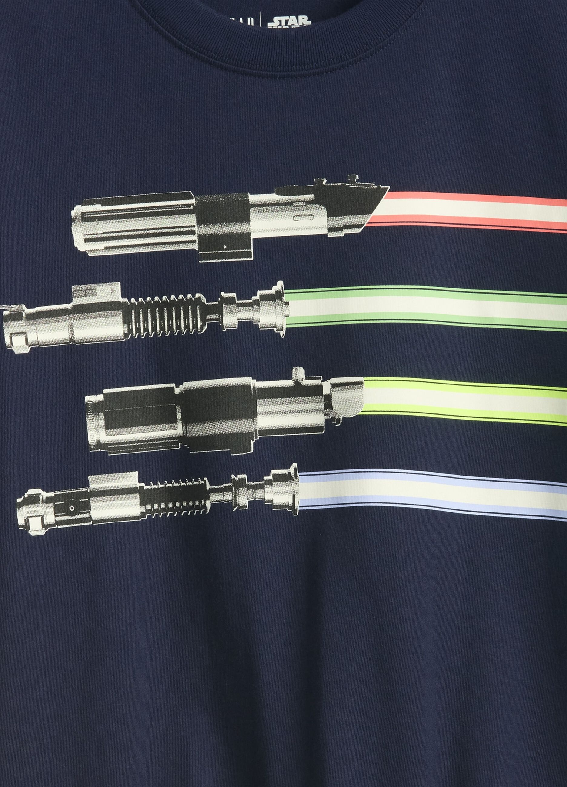 T-shirt girocollo Star Wars con spade laser_2