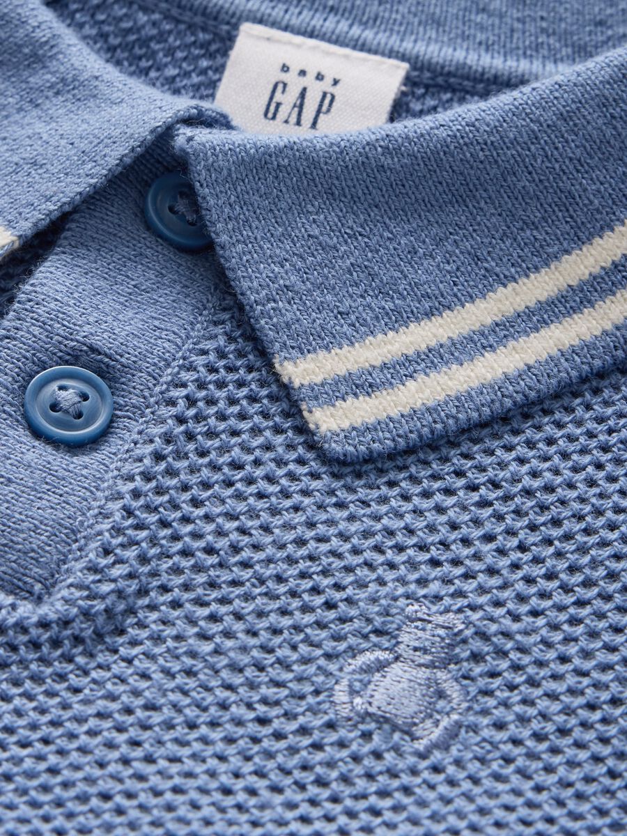 Blue Cotton T-Shirt and Shorts Set Newborn Boy_2