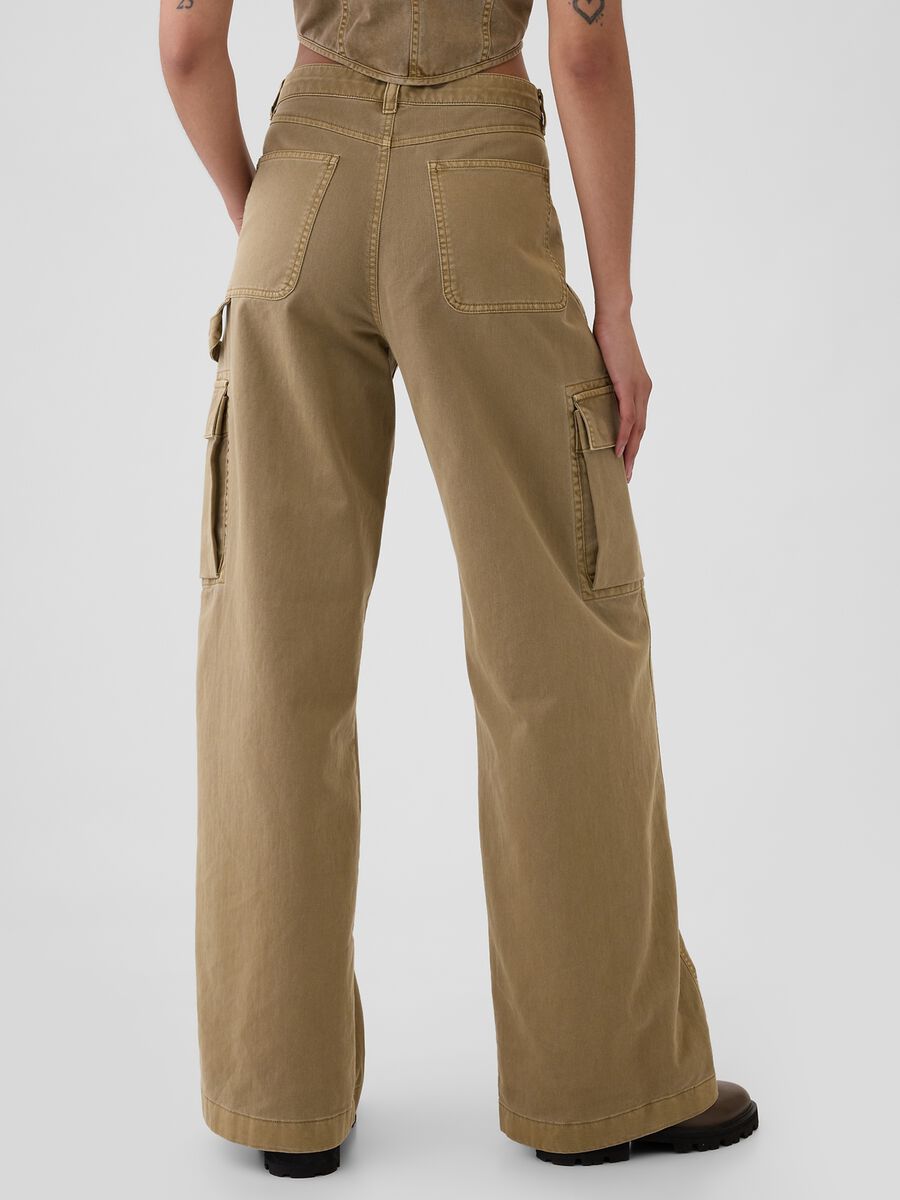 Pantalone cargo baggy fit Donna_2