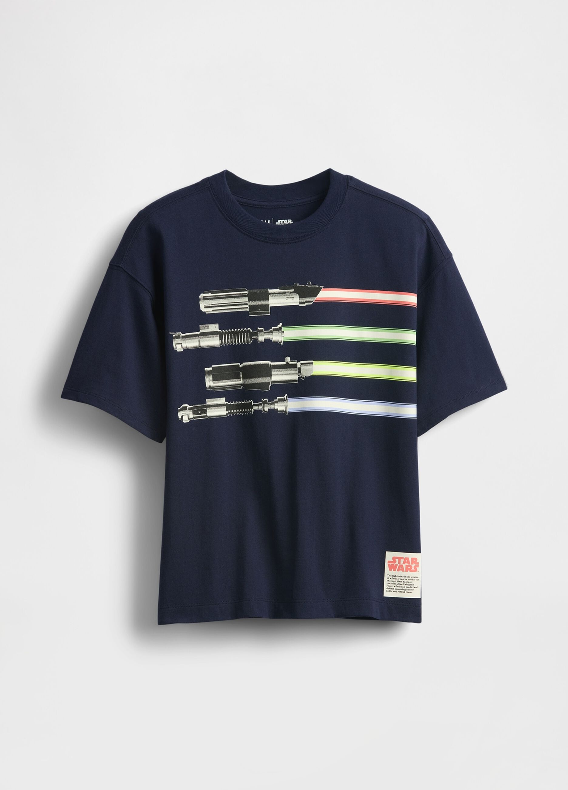 T-shirt girocollo Star Wars con spade laser