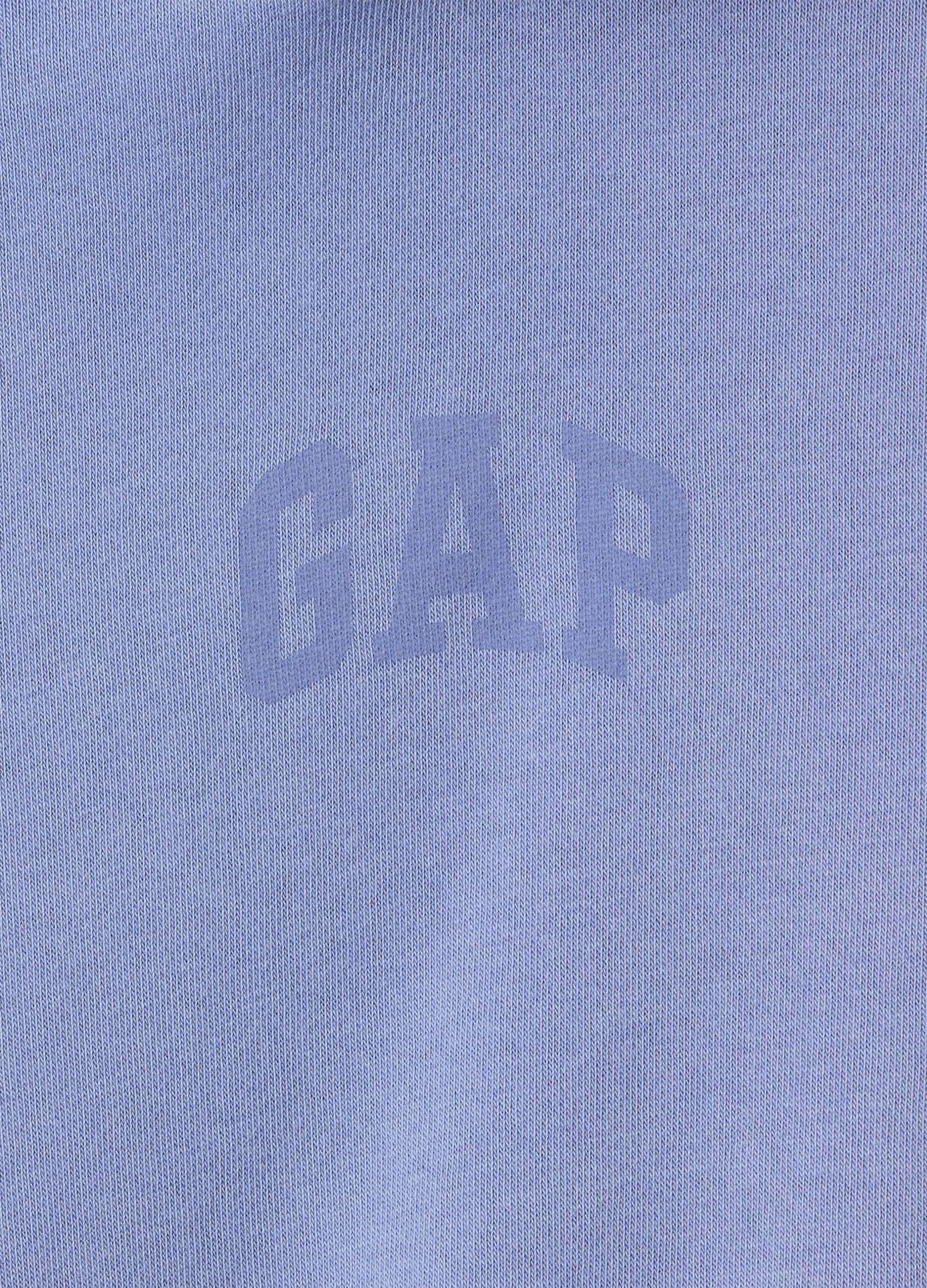 Felpa oversize con cappuccio e logo_4
