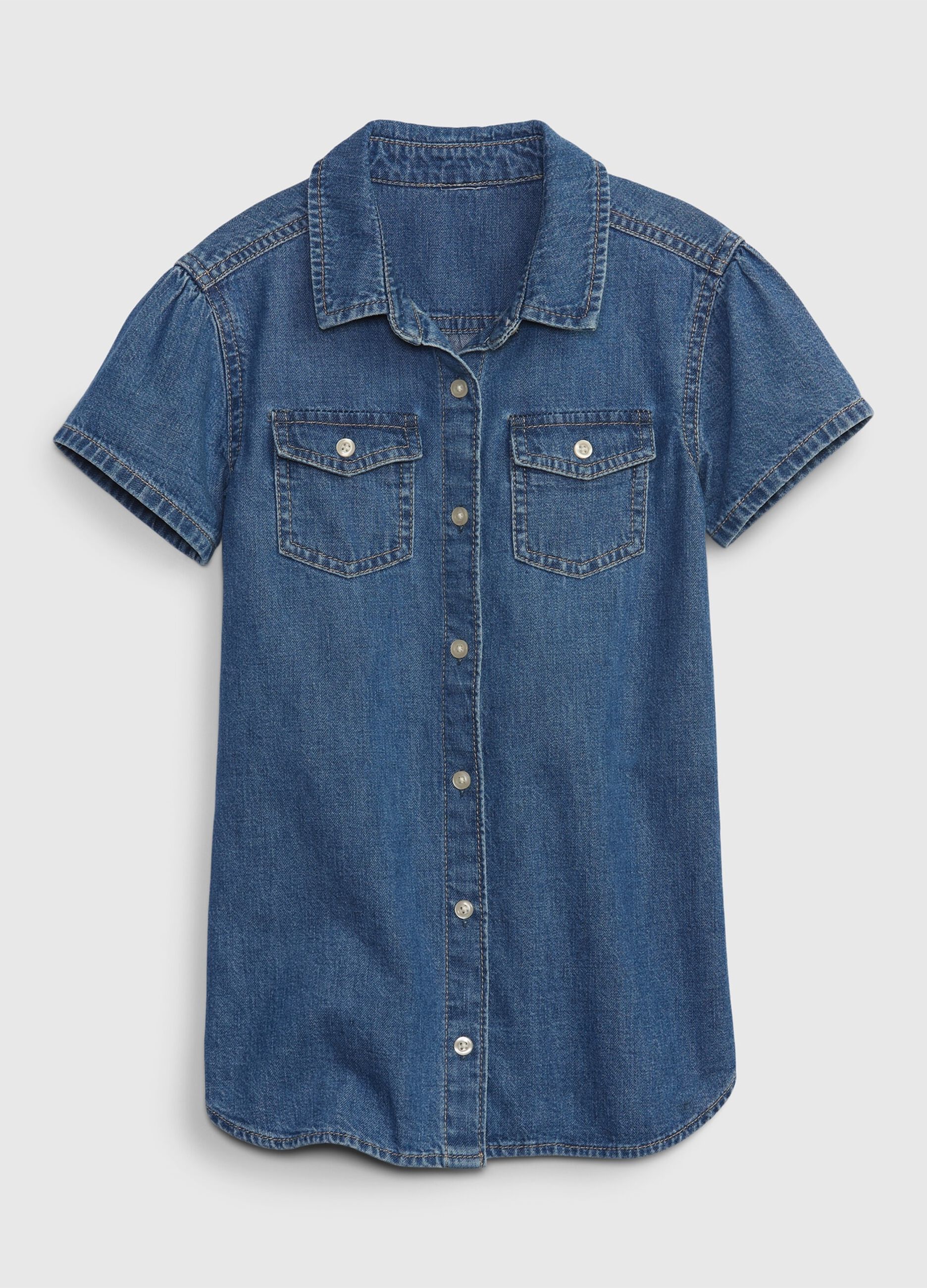 Abito chemisier in denim