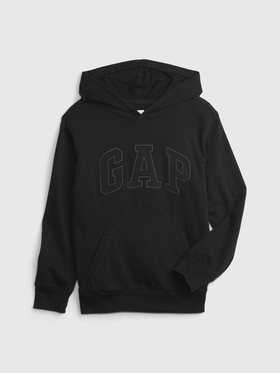 Hoodie with embroidered logo Boy_0