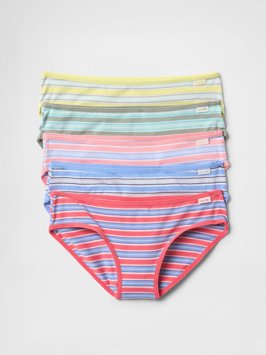 Slip rigati multicolor per la collezione primavera estate Bambina_0