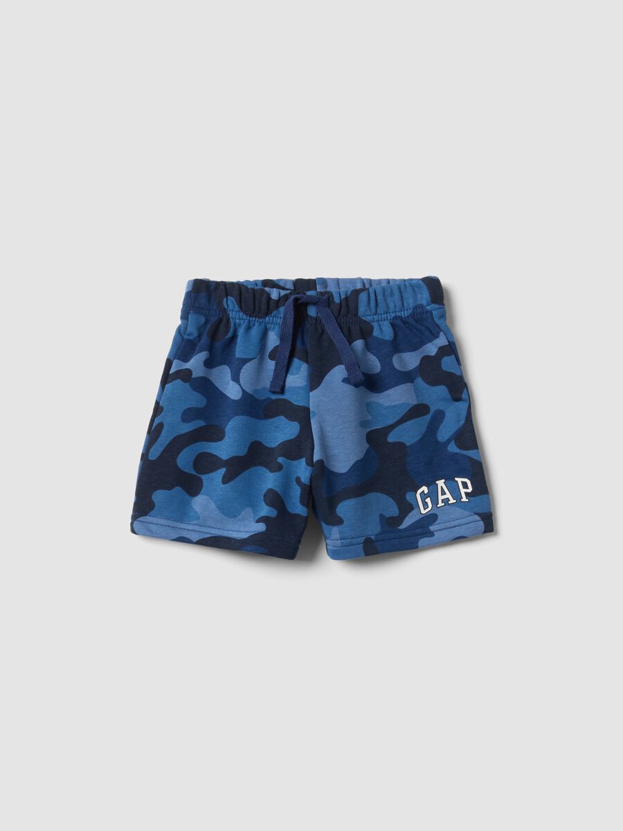 Shorts con logo GAP in misto cotone Bambino_0