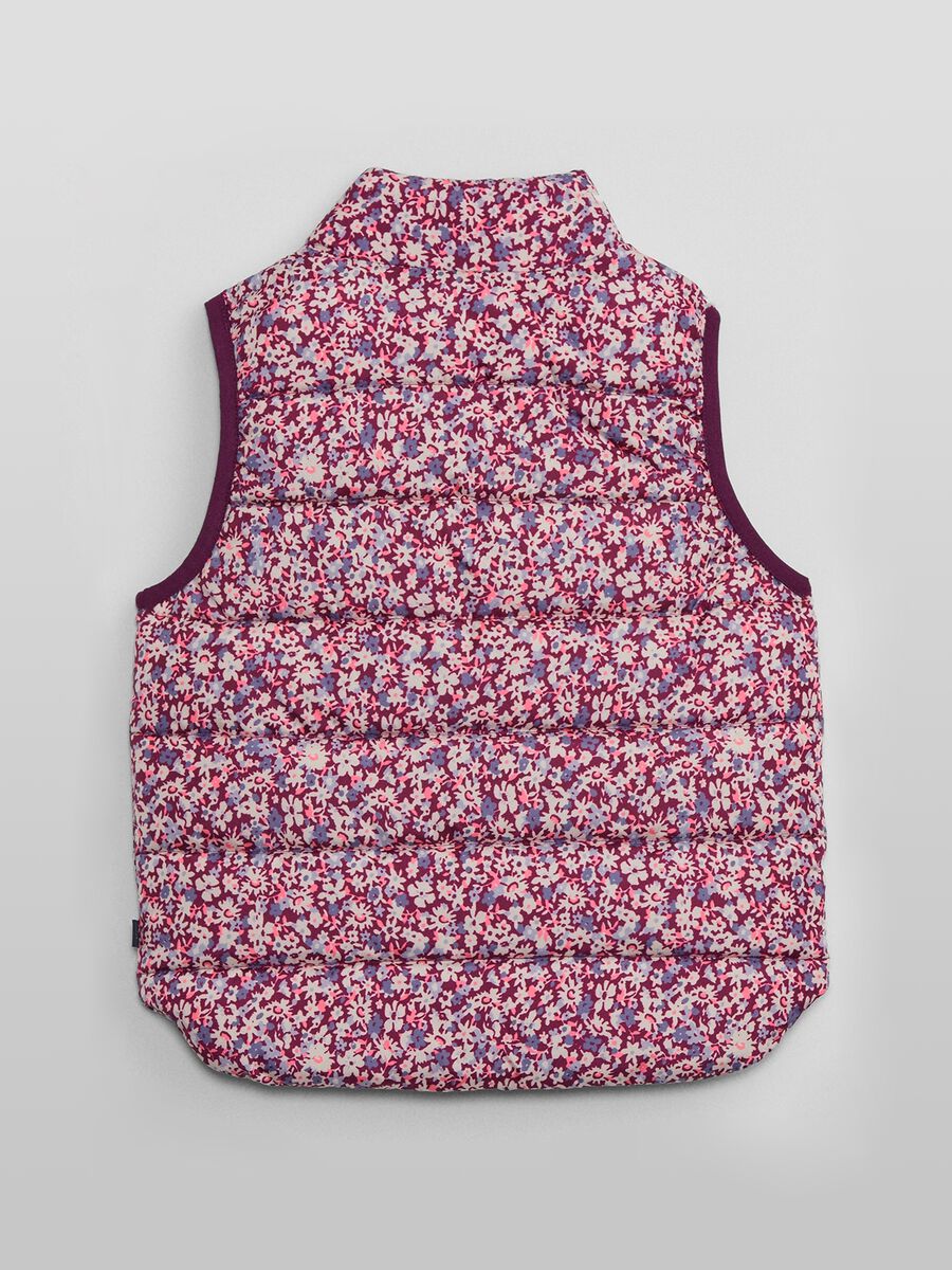 Gilet trapuntato full-zip con stampa Bimba_1
