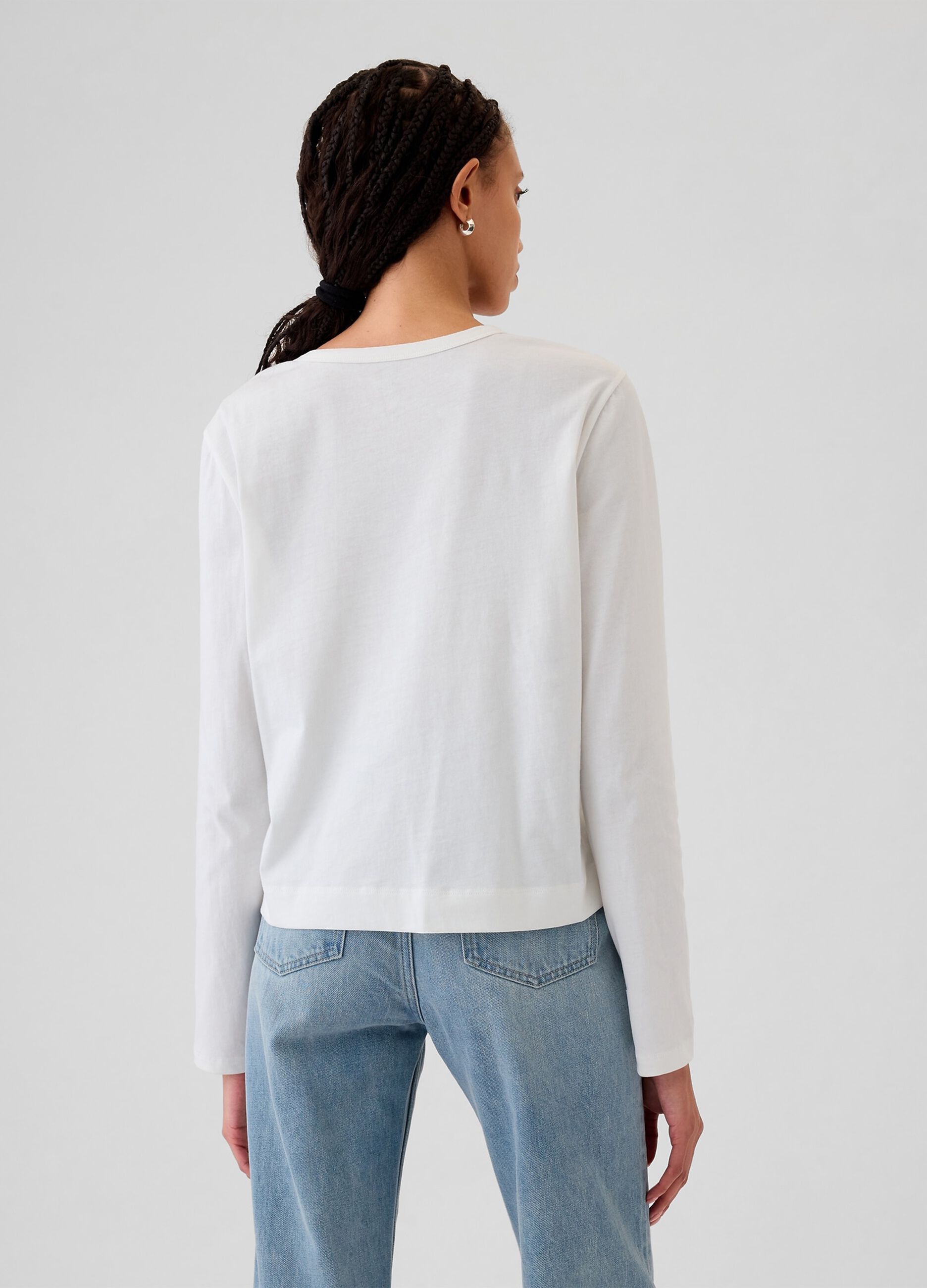 T-shirt a maniche lunghe in cotone_2