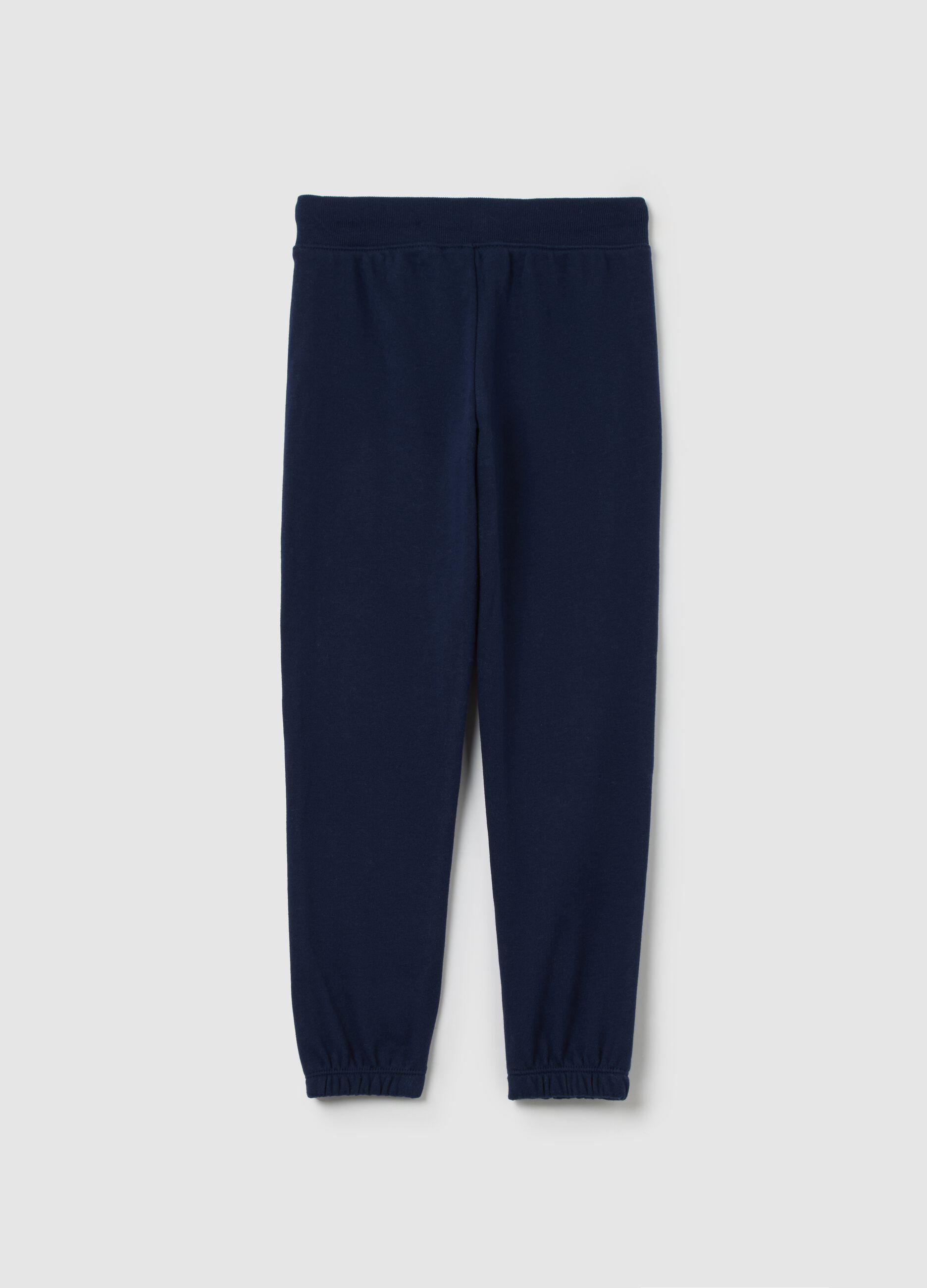 Joggers blu con logo_1