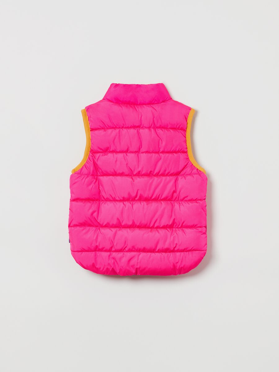 Quilted full-zip gilet Toddler Girl_1
