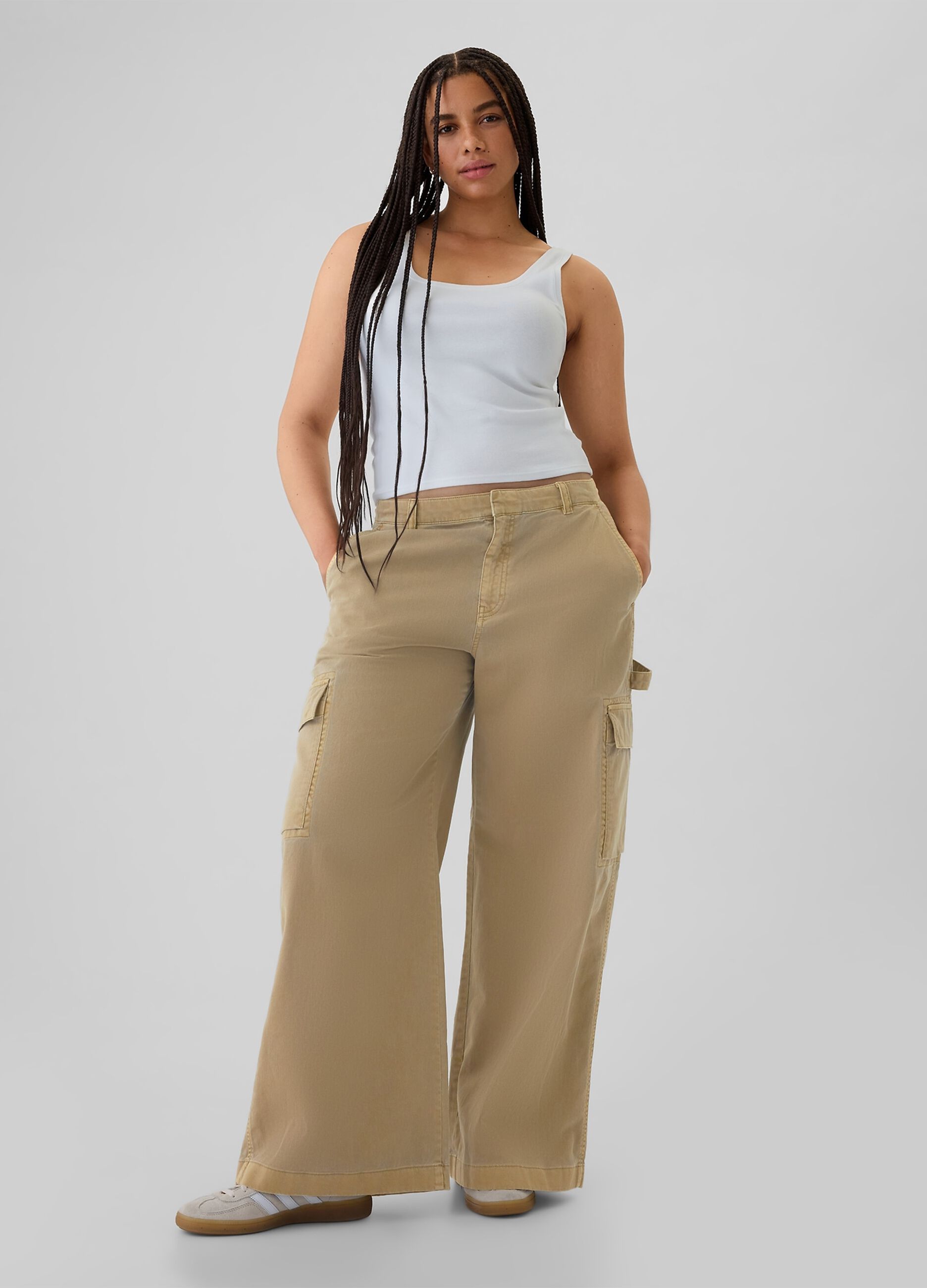 Baggy-fit cargo trousers_5