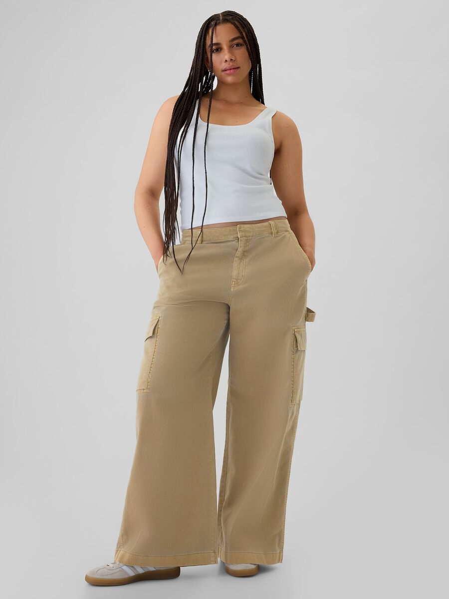 Pantalone cargo baggy fit Donna_5