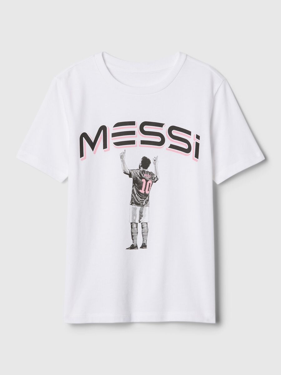 T-shirt in cotone con stampa Messi Unisex_4