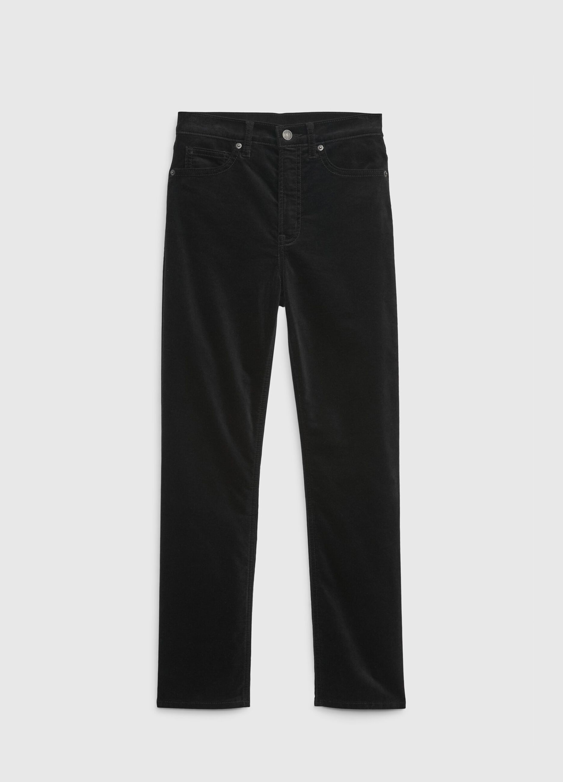 Slim-fit jeans in stretch velvet_5