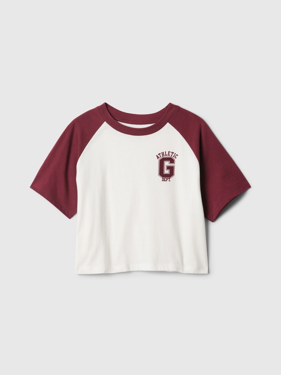 T-shirt boxy fit con stampa Athletics Bambina_3