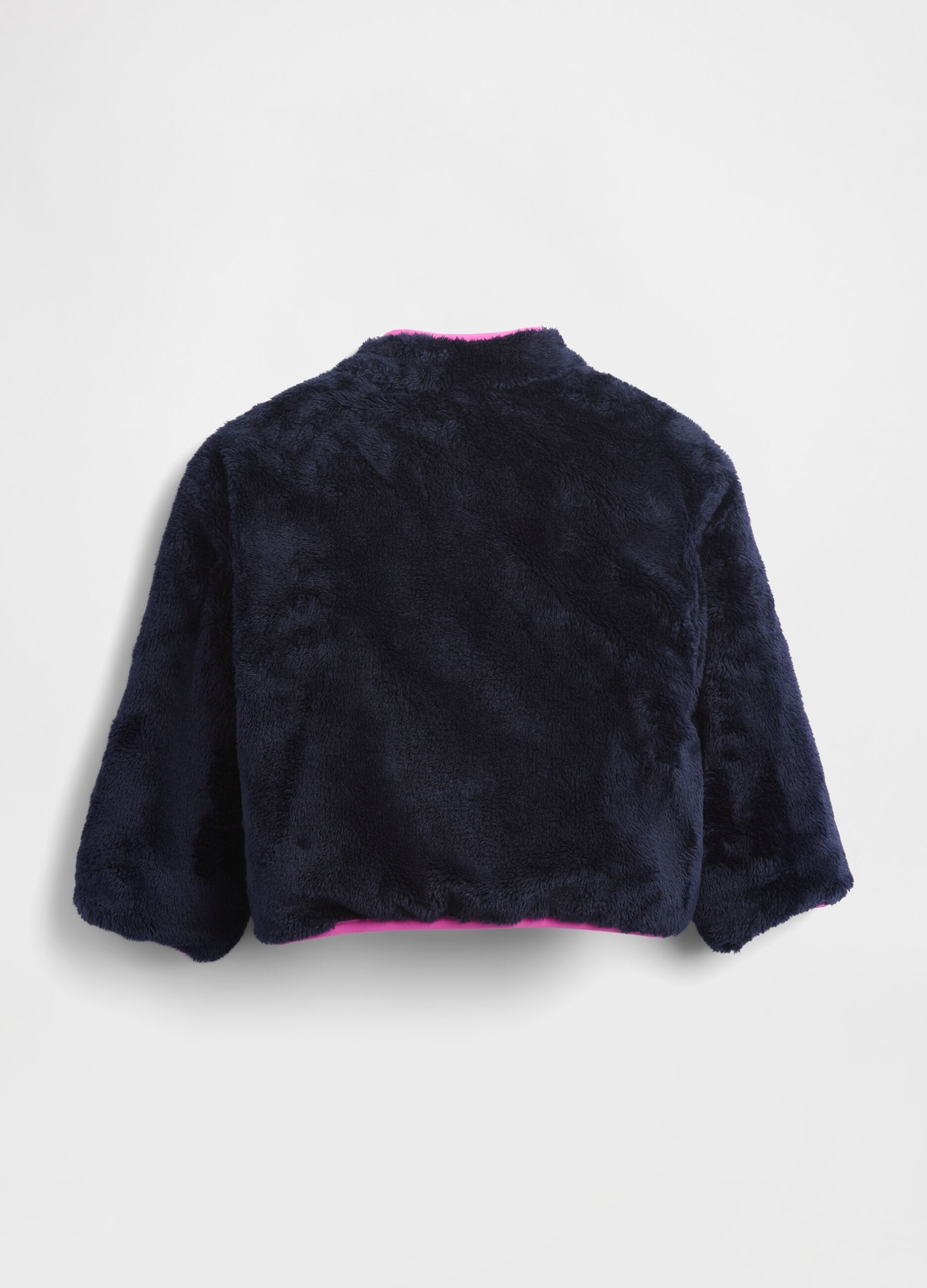 Giacca blu fiori per bambina_1