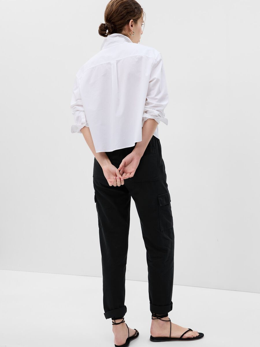 Joggers cargo in twill Donna_1