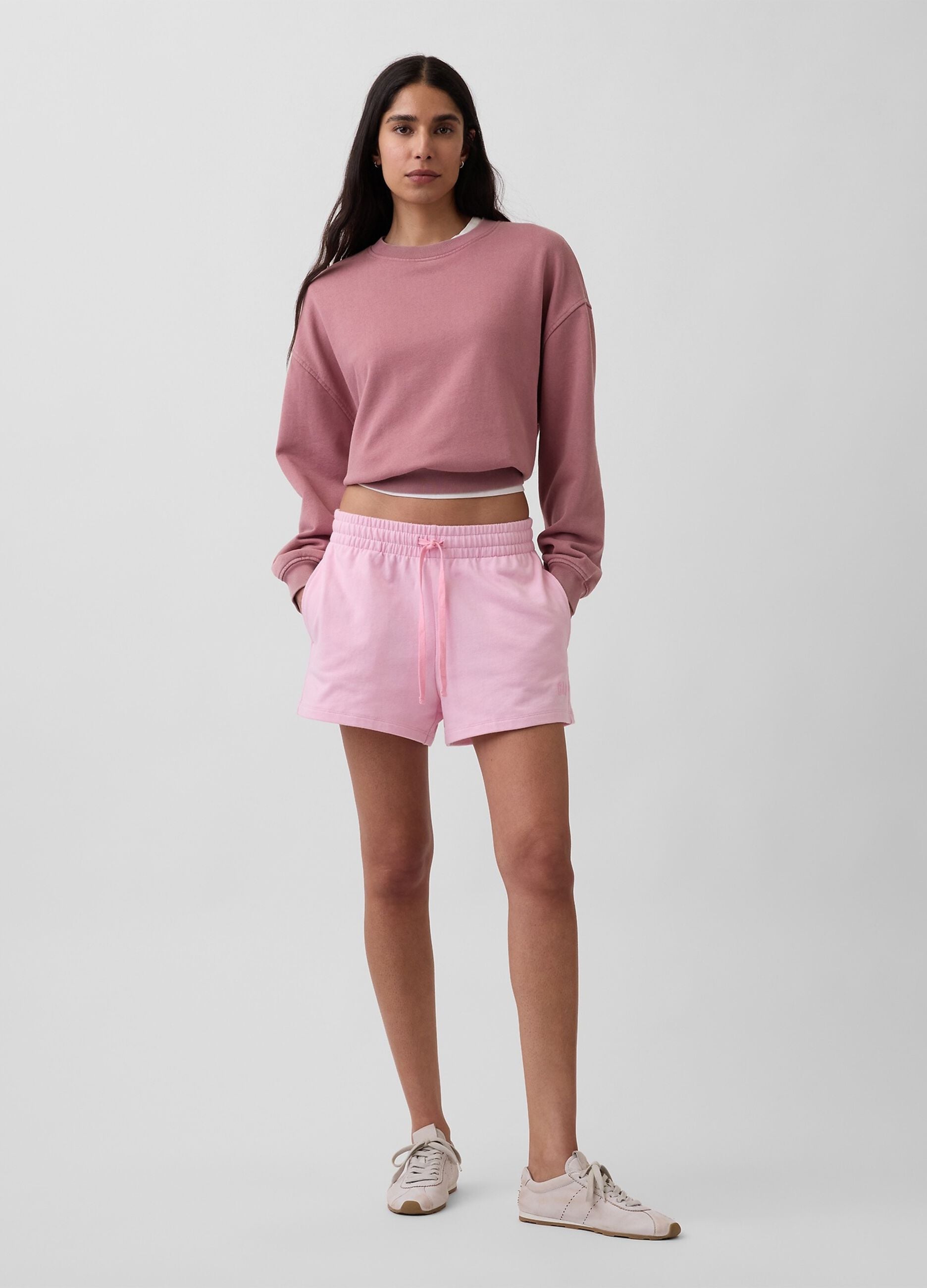 Shorts in misto cotone con logo GAP