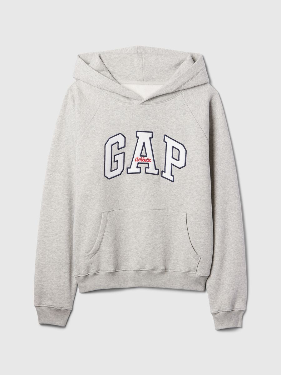 Felpa con cappuccio maniche raglan Donna_4