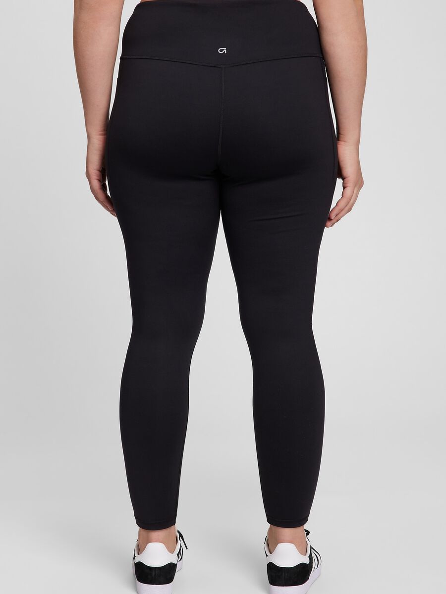 Leggings stretch con tasche Donna_1