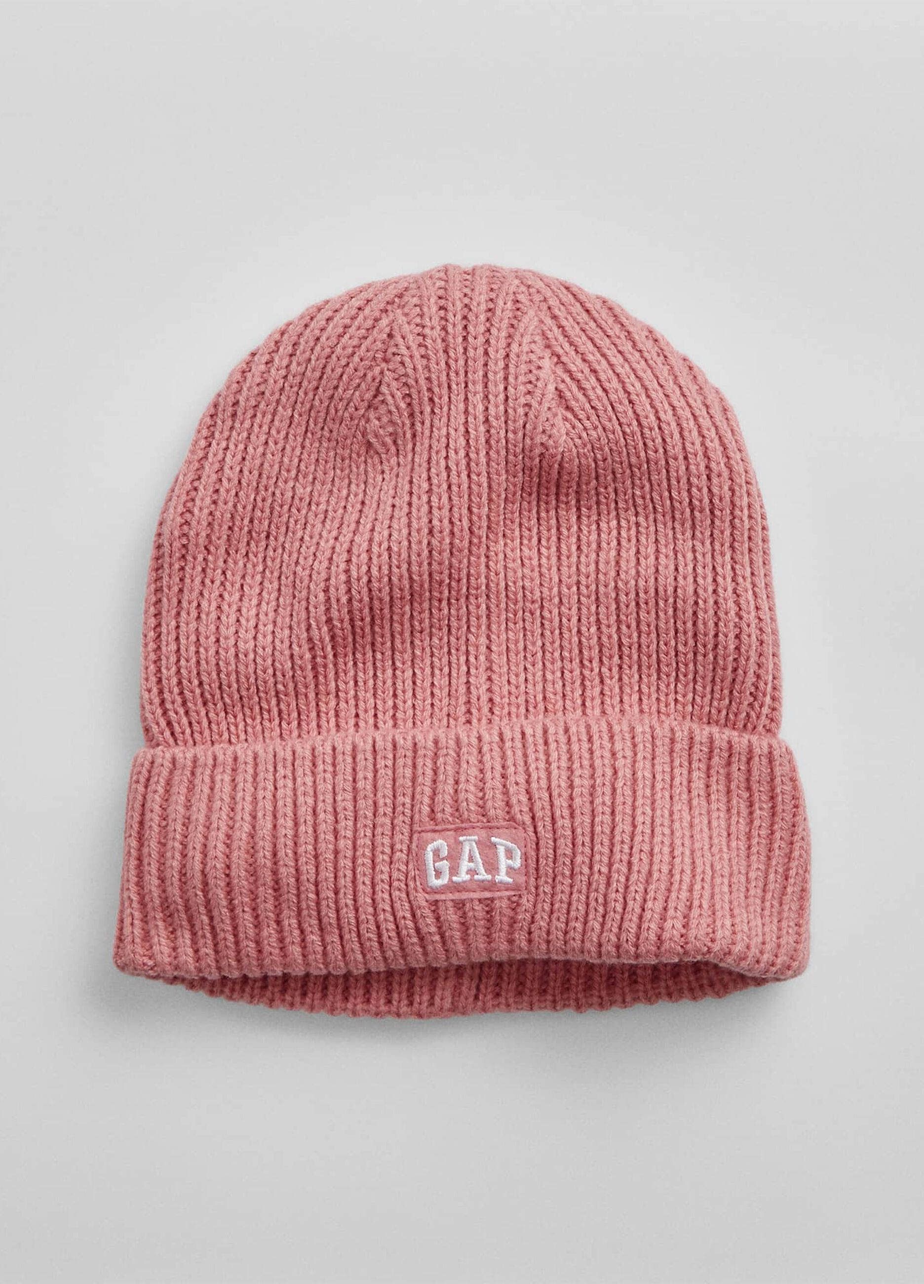 Ribbed hat with logo