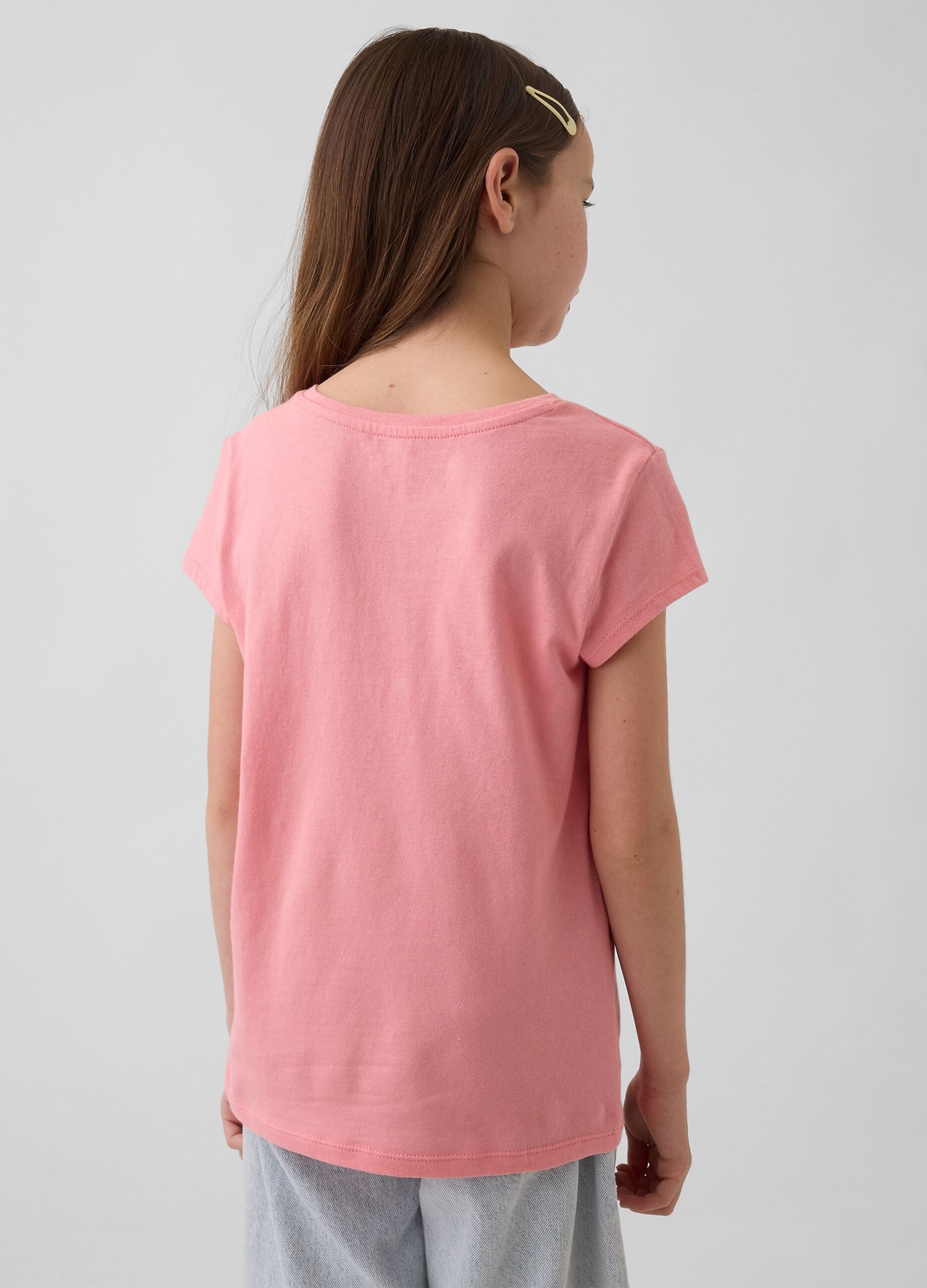 T-shirt a maniche corte in cotone con logo GAP