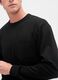 Black Long Sleeve Cotton Top_3
