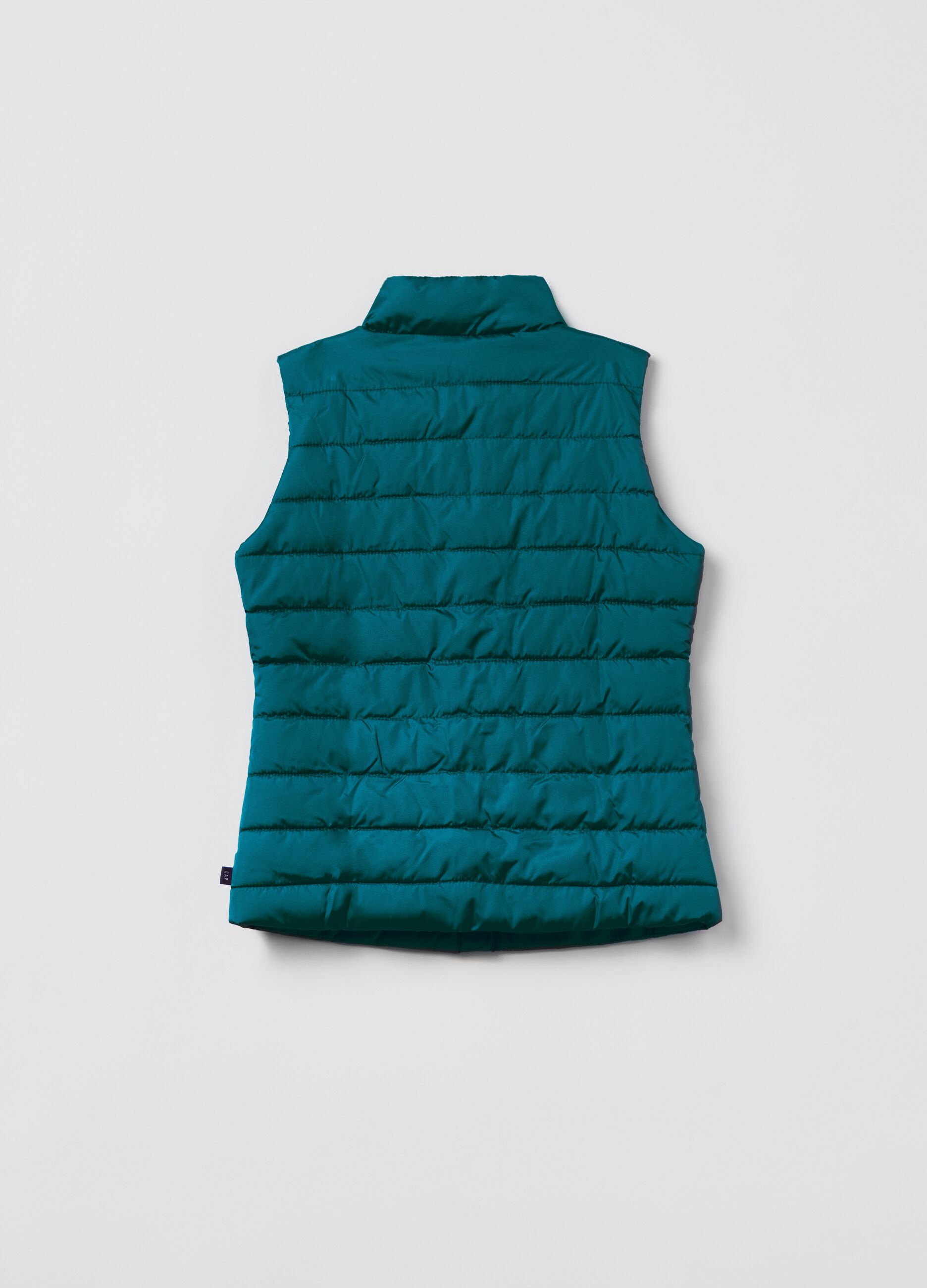 Gilet trapuntato full-zip_1